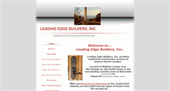 Desktop Screenshot of leadingedgebuildersinc.com